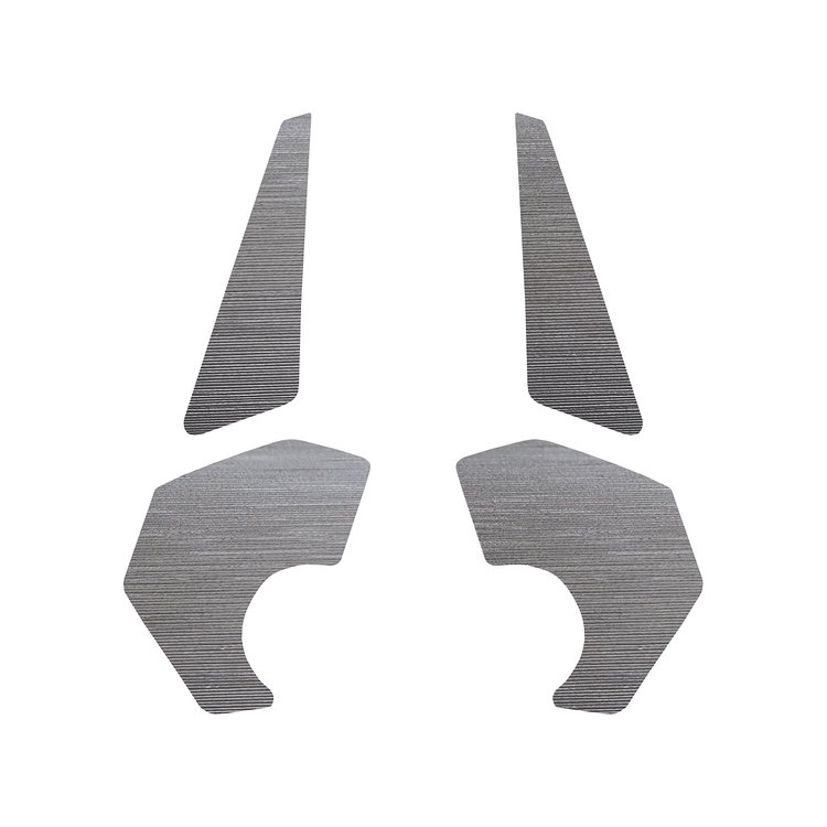 202678 Engine Bay Trim Panel Overlay Accents, 2020-2023 Chevy Corvette, 4pc, Brushed Aluminum