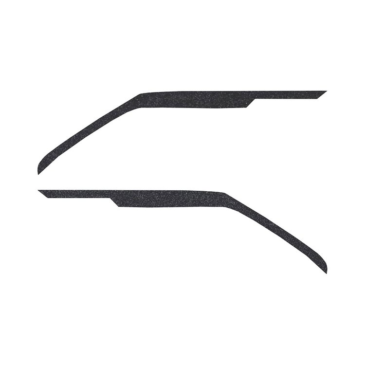 202710 Door Panel Speaker Accent Stripes, 2020-2023 Chevy Corvette, Pair Gloss Carbon Flash