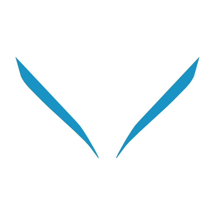 202732 Headlight Eyelid Decals, 2020-2023 Chevy Corvette, Pair Gloss Rapid Blue
