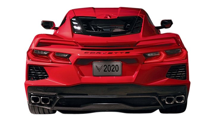 202775 Third Brake Light Blackout, 2020-2023 Chevy Corvette, Medium Smoked Lamin-X