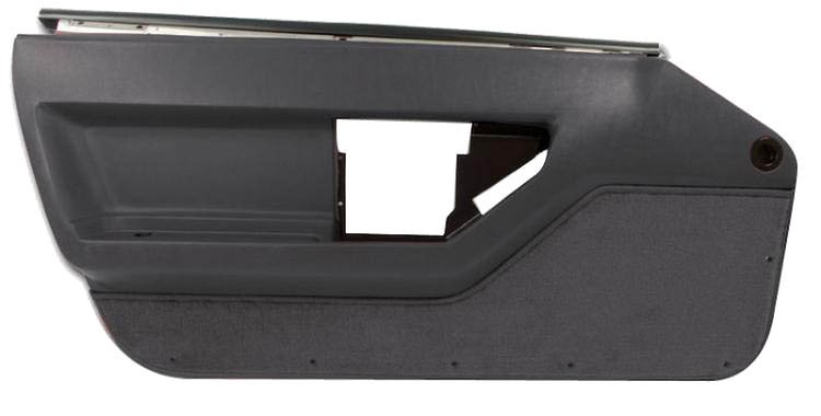 203909 Deluxe Door Panels, 1988-1989 Chevy Corvette, Coupe Gray