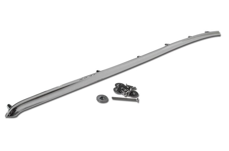 203982 Left & Right Door Panel Carpet Trim Strips, 1970-1977 Chevy Corvette, Pair