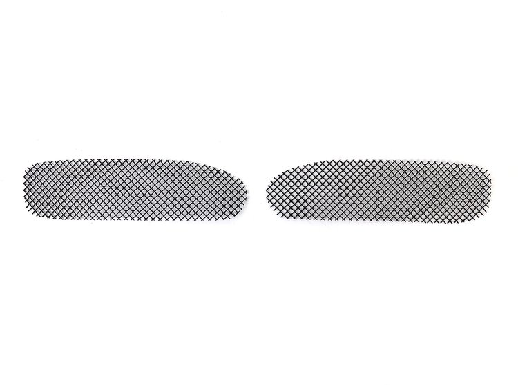 205713 Brake Cooling Duct Screens, 1997-2004 Chevy Corvette, Stainless Steel W/Black Finish