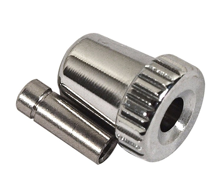 2062 Clock Knob, 1968-1982 Chevy Corvette, Chrome, 1968-76 Reproduction