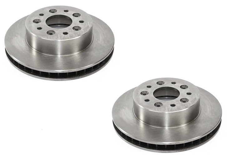 206200 Front Rotors, 1968-1982 Chevy Corvette, W/Correct Rivet Holes, Pair