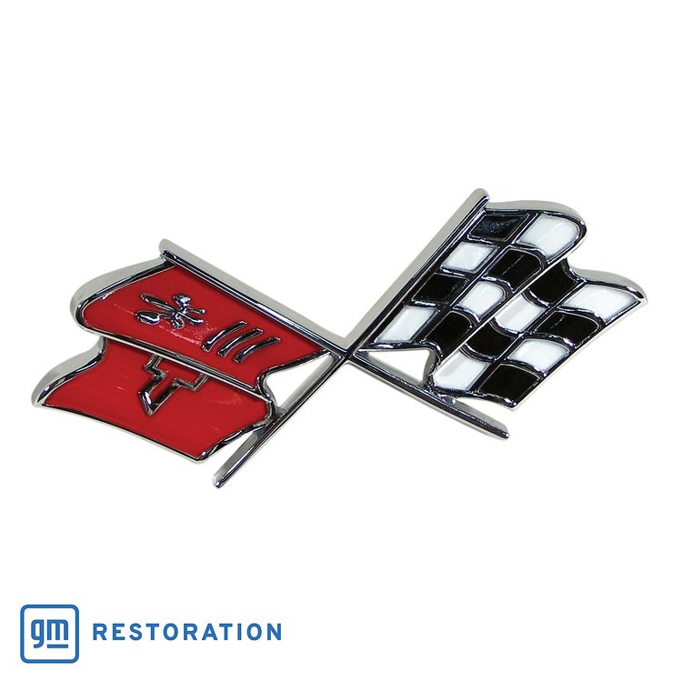 2103 Emblem, 1968-1972 Chevy Corvette, Nose