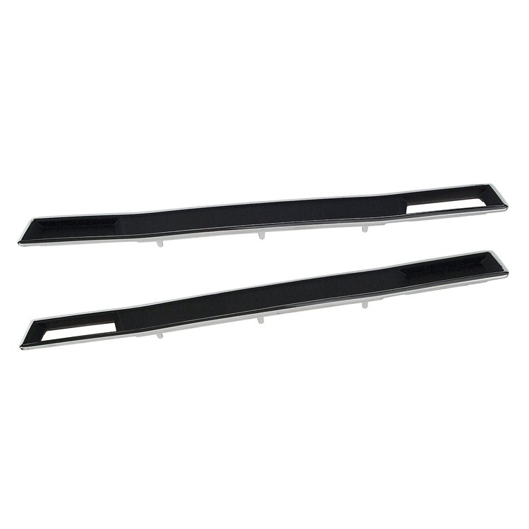 210876 Seat Back Upper Moldings, 1970-1975 Chevy Corvette, Left & Right, W/Shoulder Belt