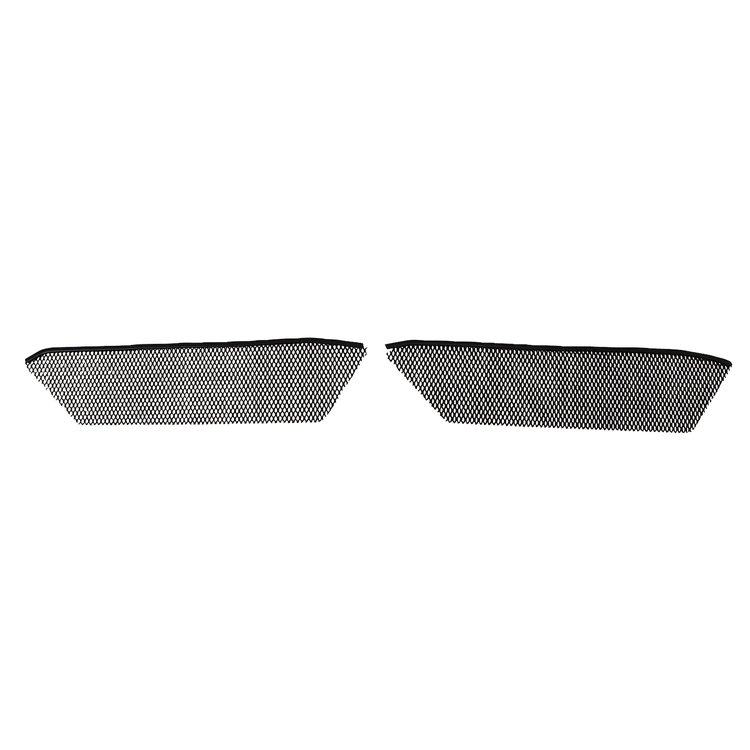 212854 Inner Grille/Radiator Protection Screens, 2020-2024 Chevy Corvette, Aluminum W/Black Finish