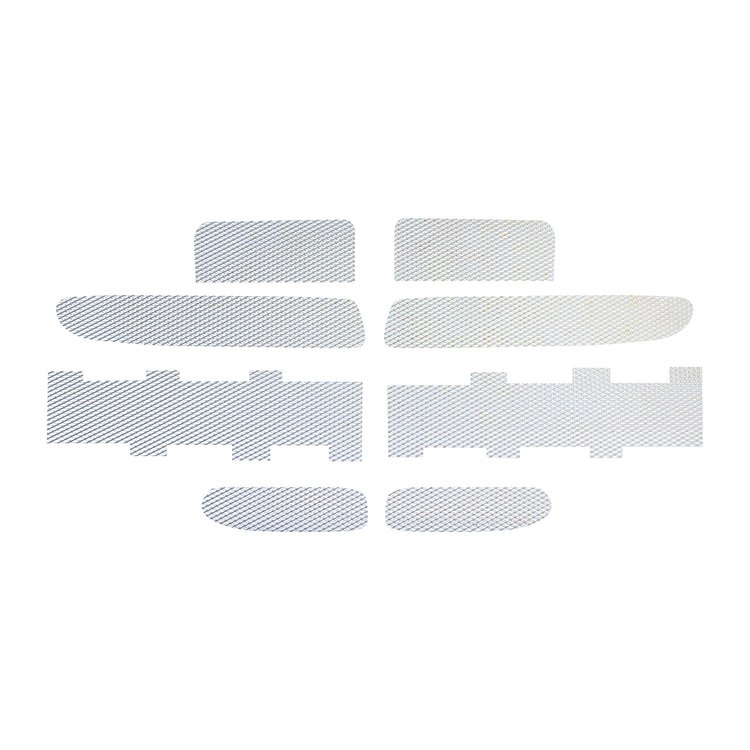 212986 Complete Car Screen Set, 1997-2004 Chevy Corvette, 8pc, Aluminum