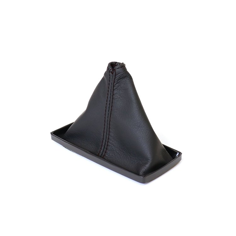 215033 Leather Shift Boot, 1977-1982 Chevy Corvette, Black W/Black Stitching
