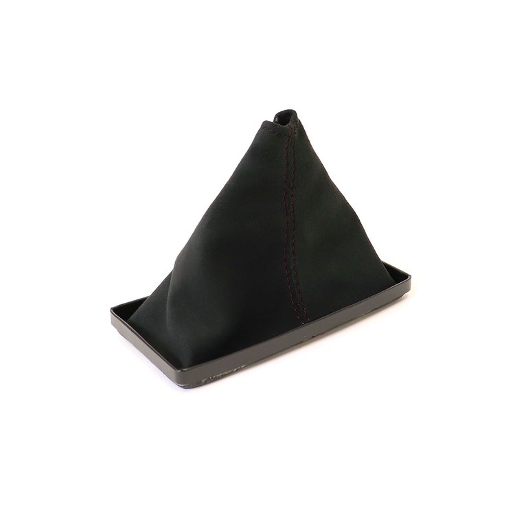 215038 Suede Shift Boot, 1977-1982 Chevy Corvette, Black W/Black Stitching