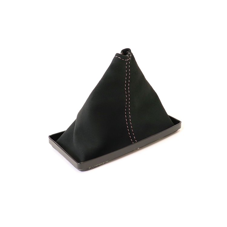 215040 Suede Shift Boot, 1977-1982 Chevy Corvette, Black W/White Stitching