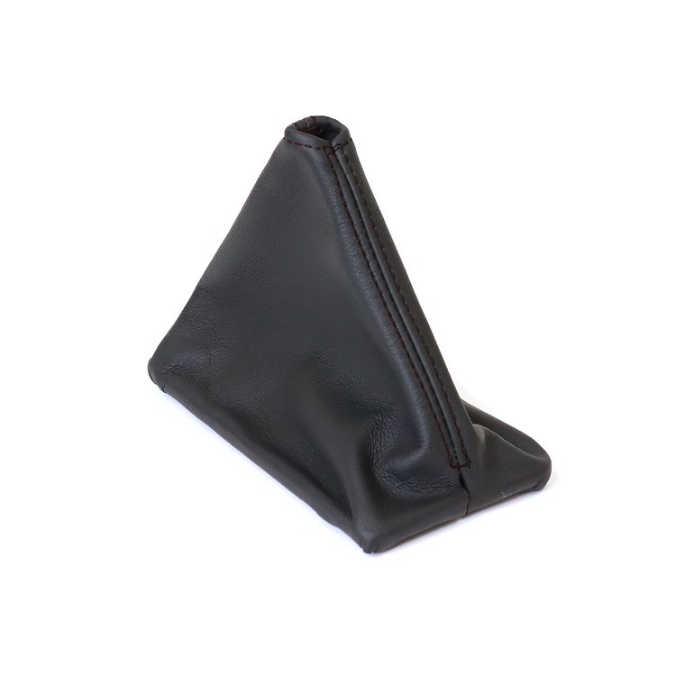 215053 Leather Shift Boot, 1984-1988 Chevy Corvette, Black W/Black Stitching, Manual Transmission