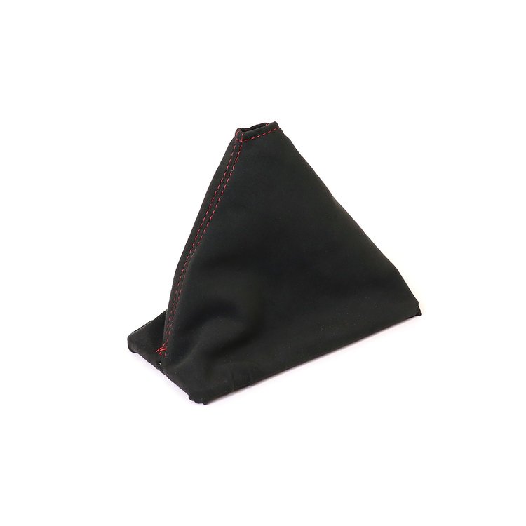 215059 Suede Shift Boot, 1984-1988 Chevy Corvette, Black W/Red Stitching, Manual Transmission
