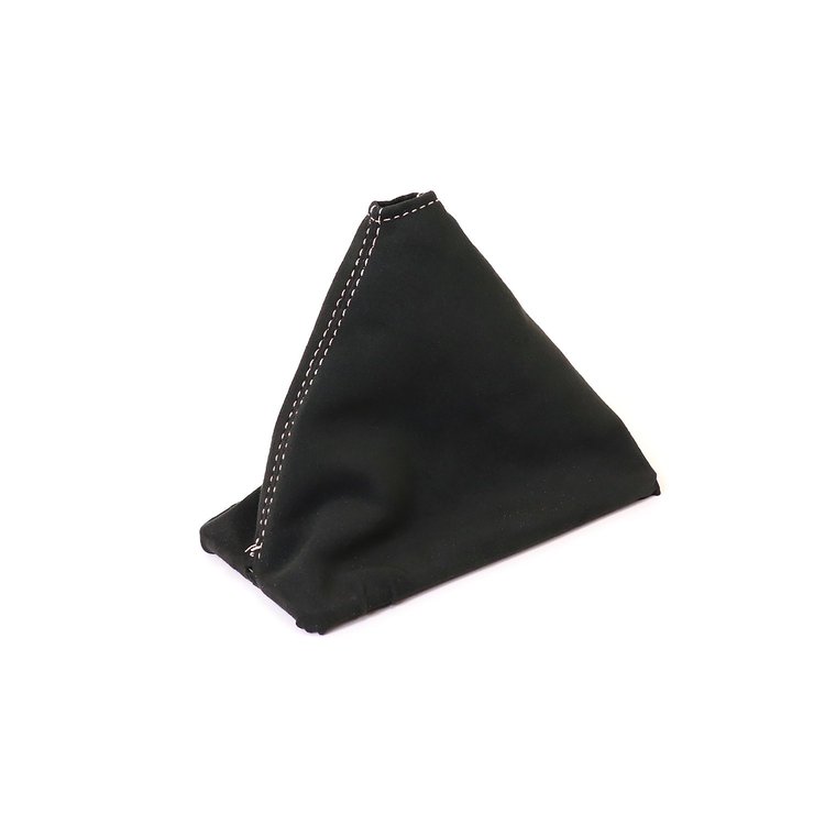 215060 Suede Shift Boot, 1984-1988 Chevy Corvette, Black W/White Stitching, Manual Transmission