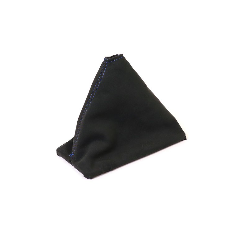 215062 Suede Shift Boot, 1984-1988 Chevy Corvette, Black W/Blue Stitching, Manual Transmission