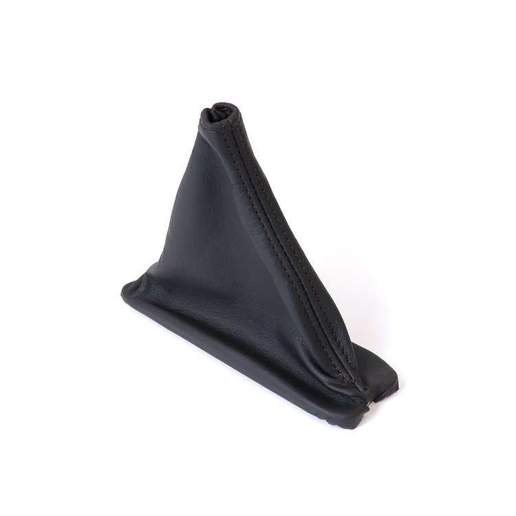 215073 Leather Shift Boot, 1984-1989 Chevy Corvette, Black W/Black Stitching, Automatic Transmission