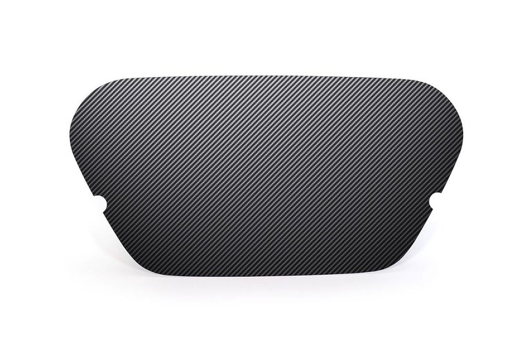 215690CM Frunk Cover Fits Select Chevy Corvette C8, Hydro Carbon Fiber, Matte Clear