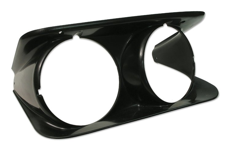 2173 Headlight Bezel, 1968-1982 Chevy Corvette, RH Molded Plastic