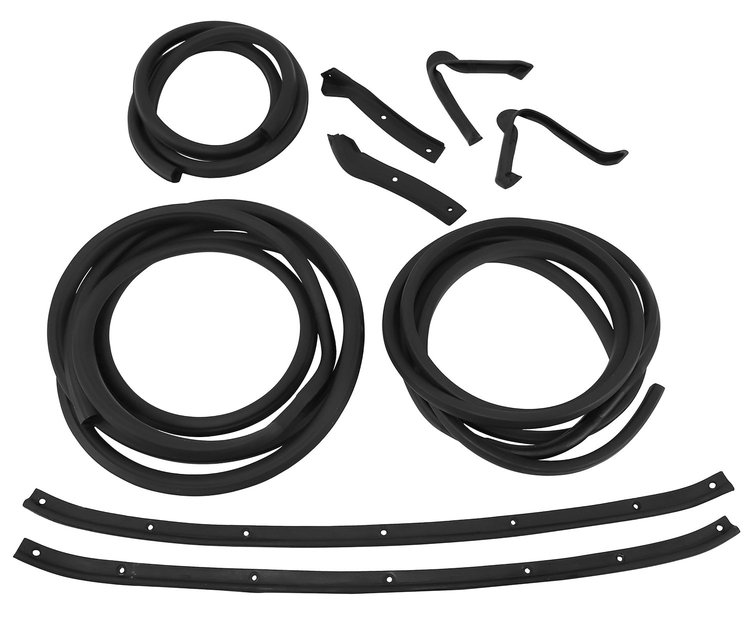 23717 Weatherstrip Kit, 1963-1967 Chevy Corvette, Body Coupe 9 Piece, USA