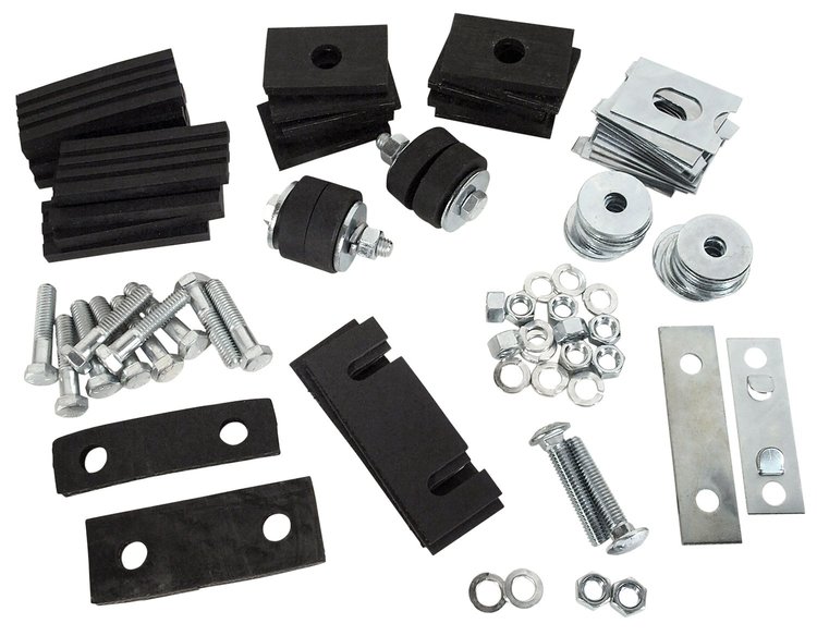 2660 Body Mounting Kit, 1953-1957 Chevy Corvette