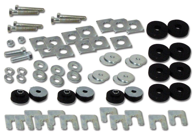 2663 Body Mounting Kit, 1964-1964 Chevy Corvette, Coupe
