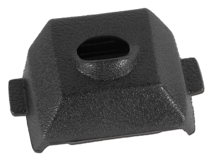 26678 Inside Mirror Bracket Cover, 1968-1976 Chevy Corvette, Black