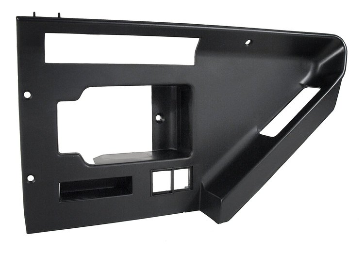 27501 Door Open Latch Bezel, 1984-1985 Chevy Corvette, LH W/Power Locks
