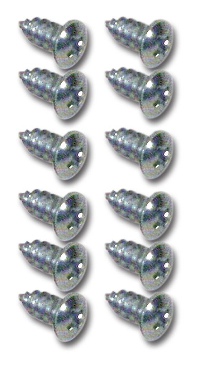 28395 Windshield Lower Clip Screw Set, 1964-1967 Chevy Corvette, Convertible