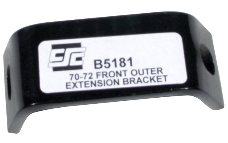 28988 Front Bumper Outer Extension Bracket, 1970-1972 Chevy Corvette