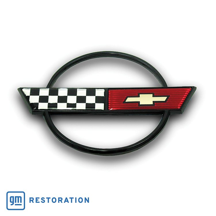 2968 Emblem, 1984-1990 Chevy Corvette, Gas Lid