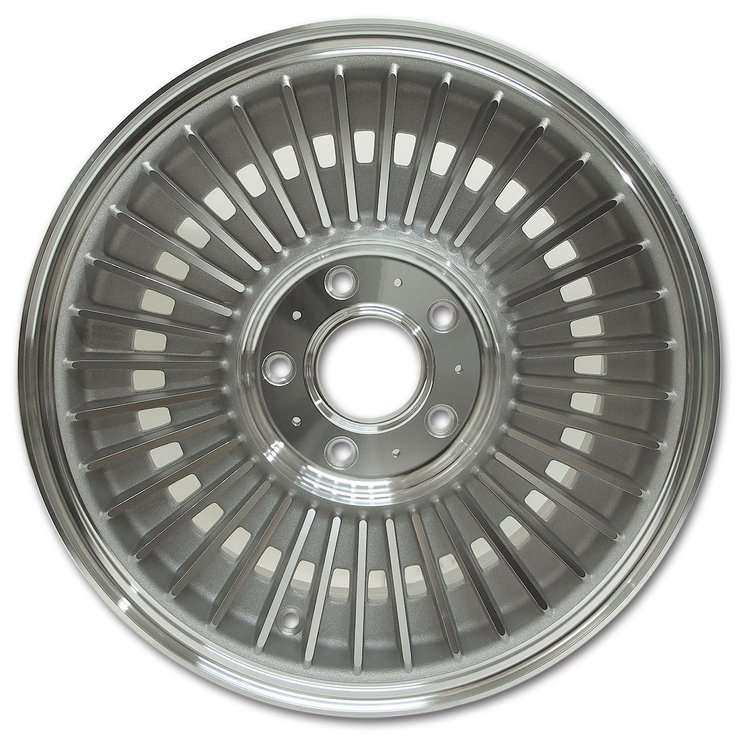 3140 Direct-Bolt Knock-Off Wheel, 1963-1964 Chevy Corvette, Light Face Replica [Size: 15"x6"]