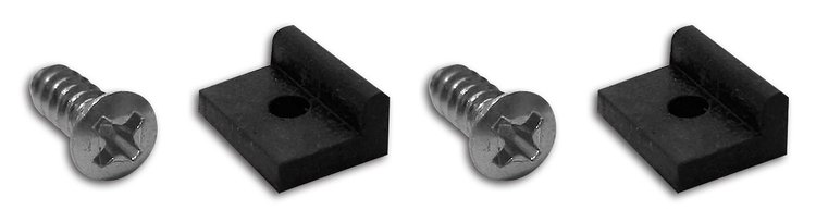 32556 Gas Door Stops & Screws, 1953-1960 Chevy Corvette