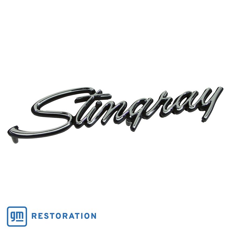 32612 Emblem, 1969-1973 Chevy Corvette, Front Fender Stingray