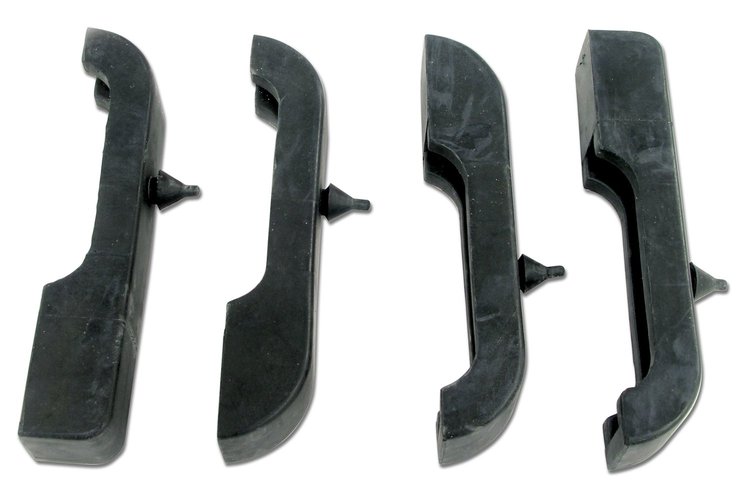 33512 Radiator Mount Cushion Set, 1976-1980 Chevy Corvette, Upper & Lower 2 in. Rad, 4pc