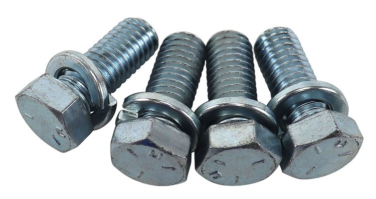 3407 Seat Belt Bolt Kit, 1970-1971 Chevy Corvette, Lap Belts Only