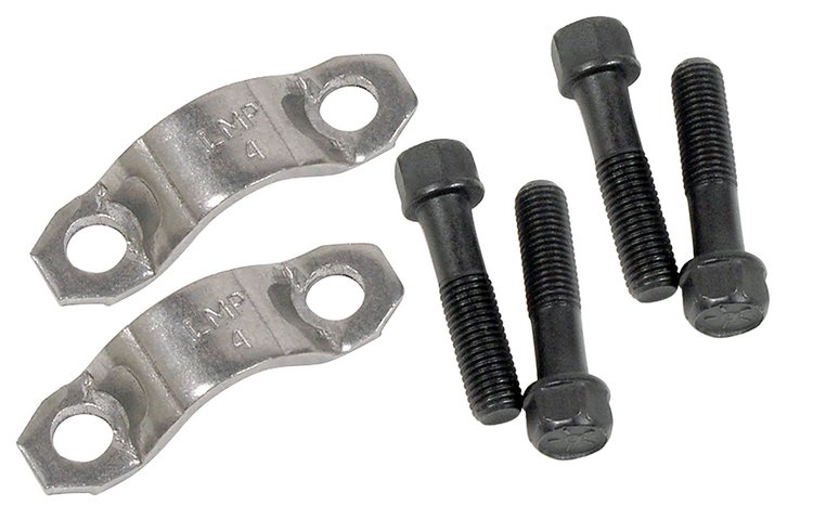 34078 Driveshaft U-Joint Retainer Straps & Bolts, 1968-1981 Chevy Corvette