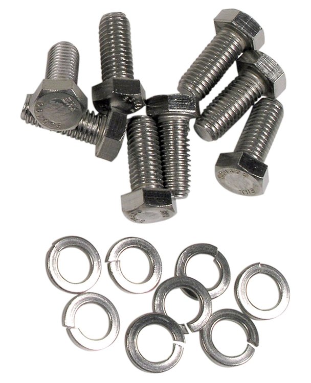 3412 Seat Belt Bolt Kit, 1974-1977 Chevy Corvette, Lap & Shoulder-Coupe