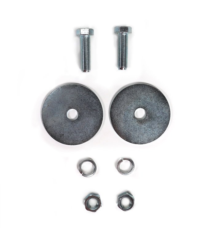 34841 Seat Belt Bolt Kit, 1953-1996 Chevy Corvette, Silver Finish 2 Required