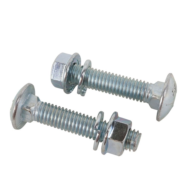34967 Side Exhaust Pipe Rear Bolt, 1965-1967 Chevy Corvette, Lockwasher & Nut Set, 6 Piece