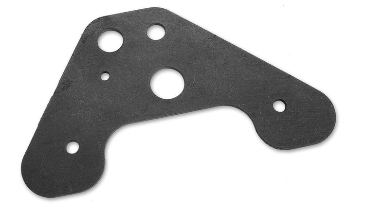 35564 Speedometer & Tachometer Mounting Bracket, 1968-1977 Chevy Corvette, Non-Air Cars