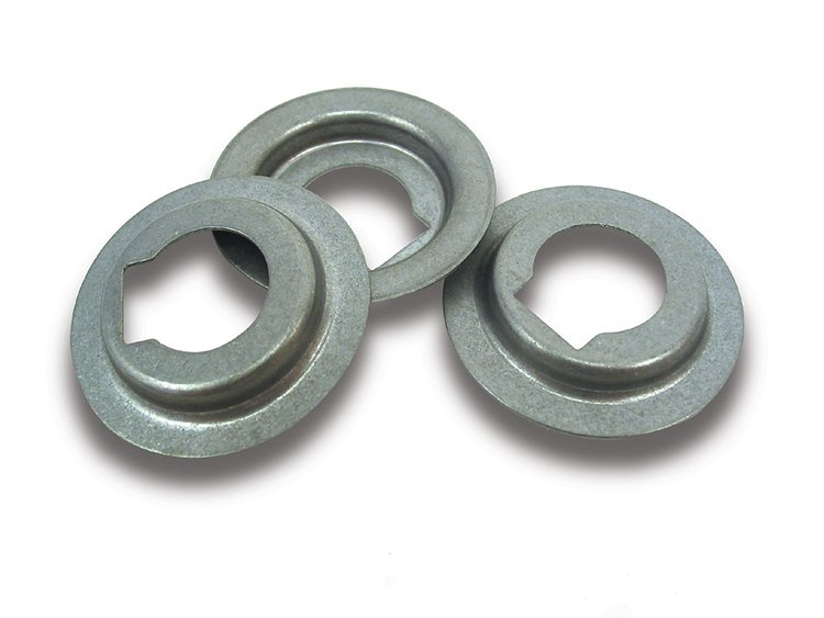 36808 Rear Compartment Latch Escutcheons, 1968-1977 Chevy Corvette, 3 Piece Set