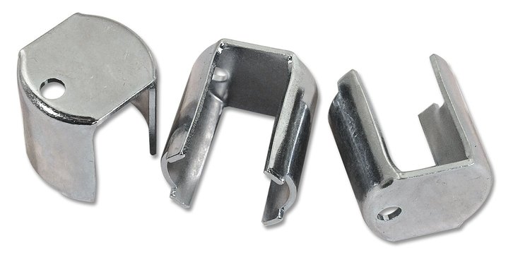 36809 Rear Compartment Latch Retainers, 1968-1979 Chevy Corvette, 3 Piece Set