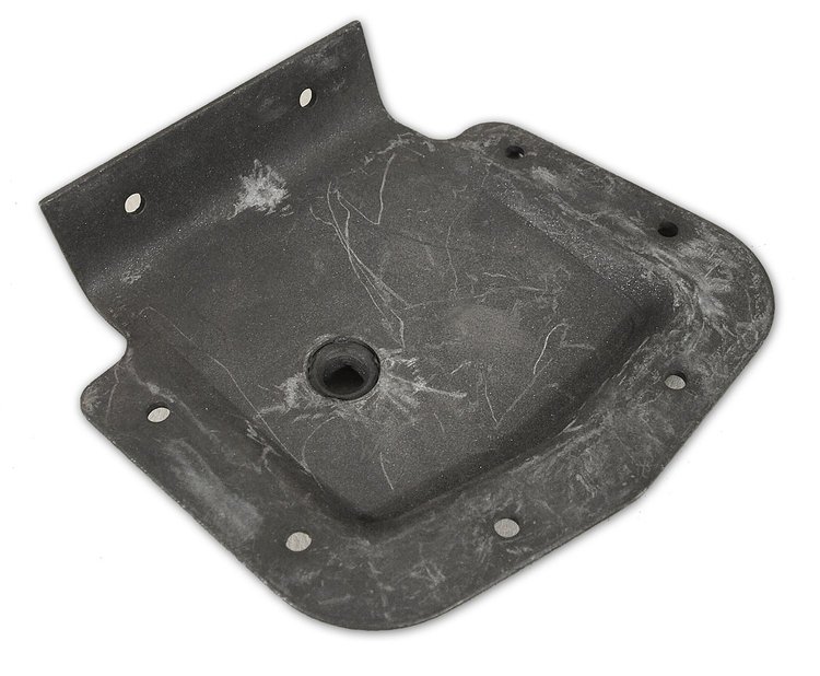 37001 Seat Belt Reinforcement, 1968-1968 Chevy Corvette, Underbody Outer Left/Driver