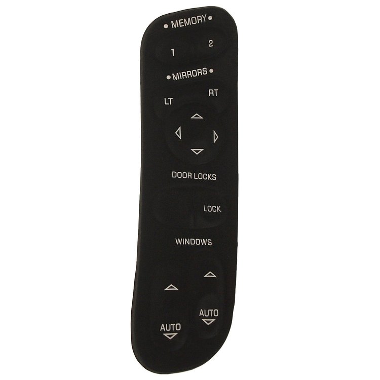 38934 Power Window/Door Lock/Mirror Switch, 1997-2004 Chevy Corvette, LH, W/Memory Convenience