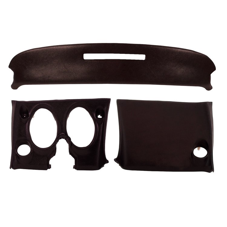 401128ST Upper & Lower Dash Pad Set, 1968-1968 Chevy Corvette, Tobacco