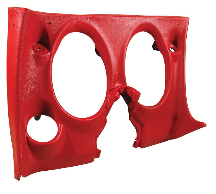 401130 Lower Dash Pad, 1968-1968 Chevy Corvette, Red, Left/Driver