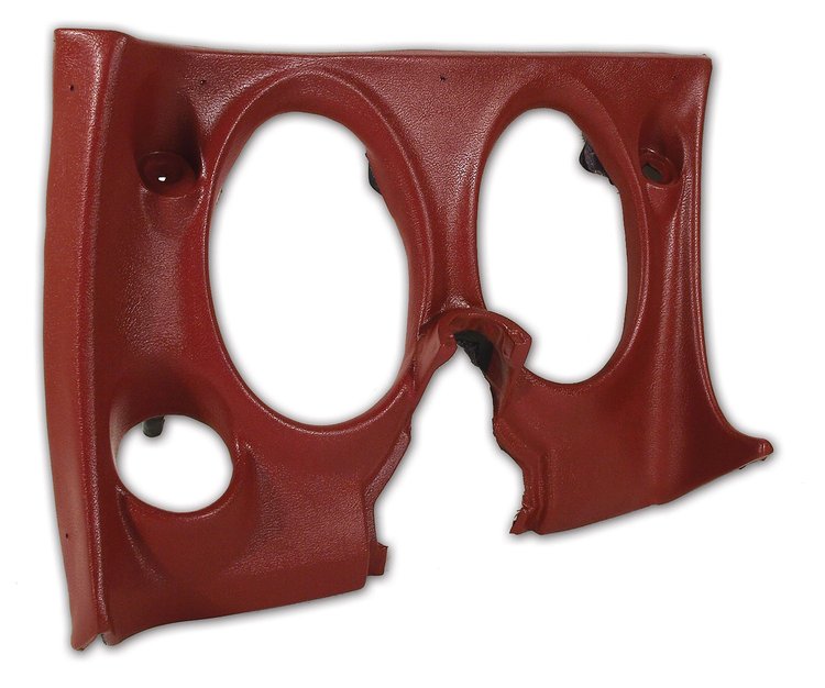 401138 Lower Dash Pad, 1968-1968 Chevy Corvette, Dark Orange, Left/Driver