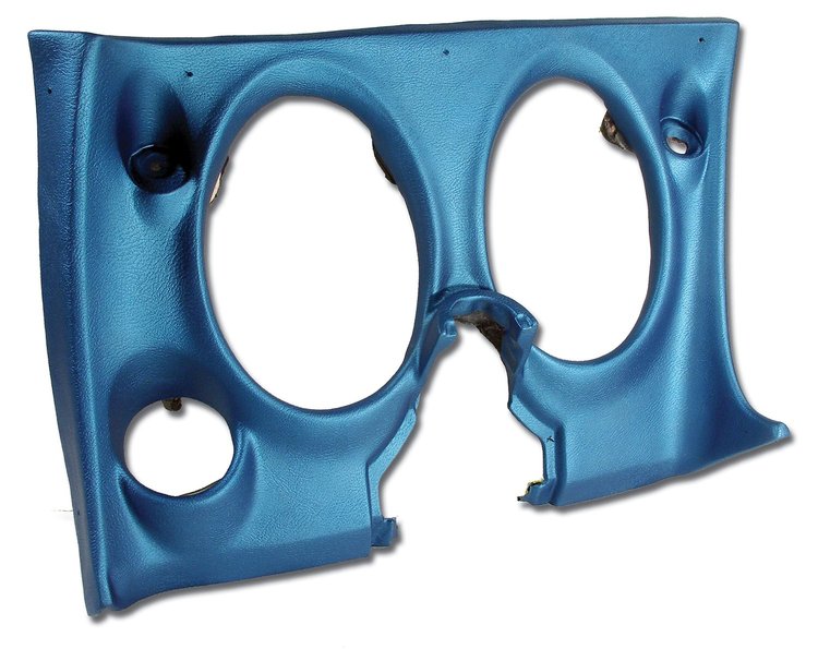 401141 Lower Dash Pad, 1968-1968 Chevy Corvette, Bright Blue, Left/Driver