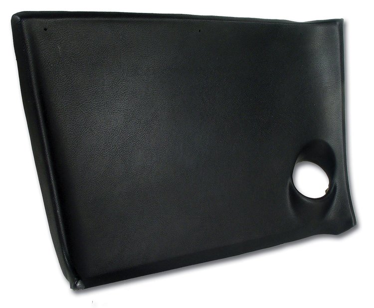 401220 Lower Dash Pad, 1968-1968 Chevy Corvette, Black, Right/Passenger